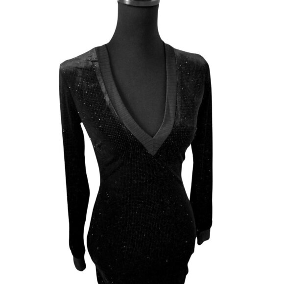 Cosmopolitan Dress the Population Black Stretch Dress Size XS EUC - Picture 7 of 13